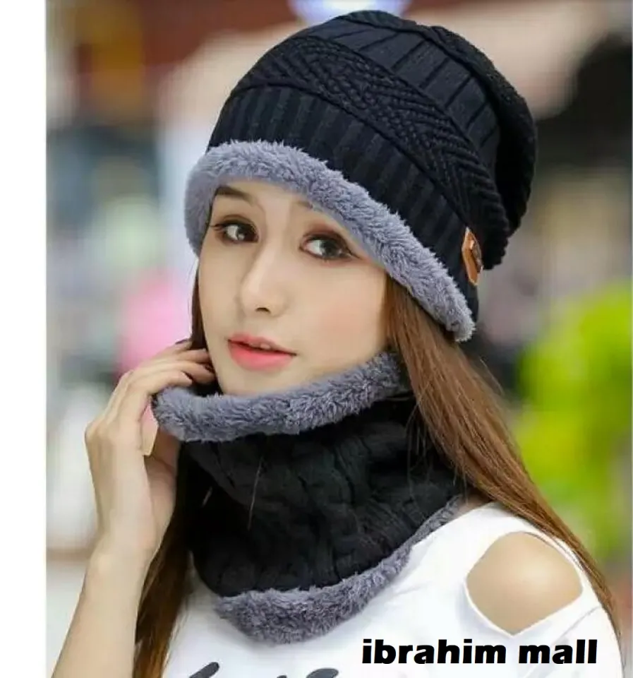 Winter Woolen Cap for Men And Women With Neck Cover, Beanie Neck