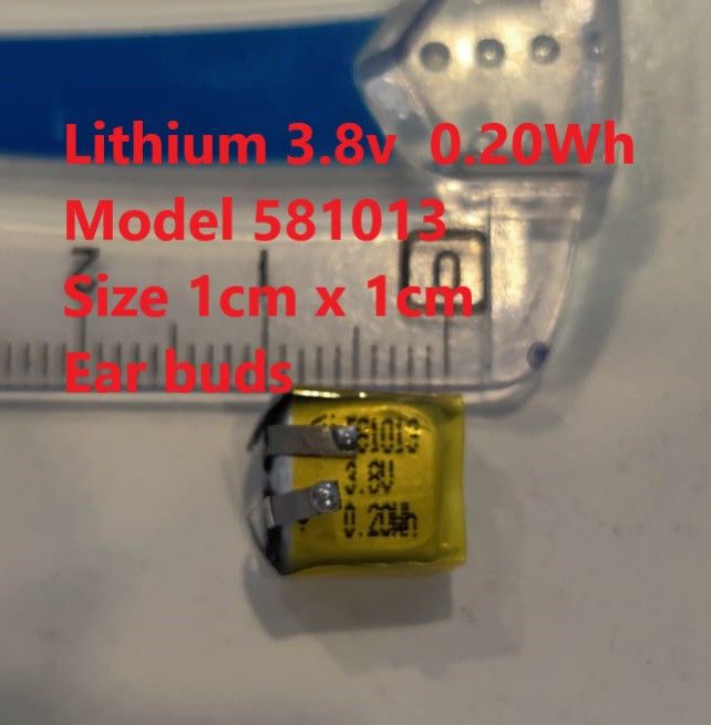 Li-ion battery 3.7v 210mah  3.8v .20Wh hand free battery