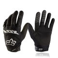 【ALLGOOD】Full Finger Motorcycle Gloves Leather Fabric Wear-resistant Motorbike Guantes Gloves. 