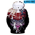 Devilman Crybaby debiruman Japan anime hoodies sweatshirt print trend men/women clothes hip-hop Devilman pullover. 