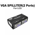 2 Ports VGA Splitter for Camera, PC, Monitor (2 Ways Video Splitter Cable Converter). 