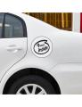 Car Petrol Cap Sticker - 9Mm Inside. 