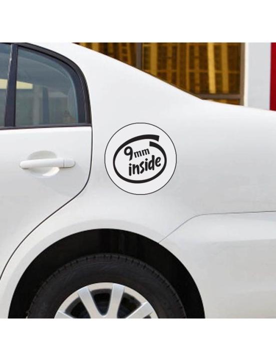 Car Petrol Cap Sticker - 9Mm Inside