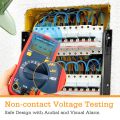 AstroAI Digital Multimeter, Voltmeter 1.5v/9v/12v Battery Voltage Tester Auto-Ranging/Ohmmeter/DMM with Non-Contact Voltage Function, Accurately Measures Voltage Current Amp Resistance Capacitance. 