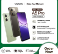 Oppo A5 Pro Waterproof 6.67'' Gorilla Glass Display 50MP Camera 5800mAh Battery PTA Approved 1 Year Brand Warranty. 