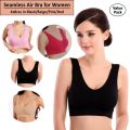 Pack of 4 Air Bra For Women Free-Size Air Bras For Girls No Straps, No Clips, No Wires, No Pain Adjustable Non Padded Brassiere for Casual Wear Best Fits 30-40 Bra Sizes B and C Cups. 
