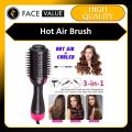 Face Value Hair Dryer Brush 3-in-1 Hot Air Brush Hair Styling Machine Brush for Women Fast Drying Styling Straightening Curling Hair Brush Set Suitable for All Hair Types. 