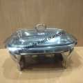 Stainless Steel Serving Dish Chafing Dish Rectangular Buffet Serving Dish for Dining Table. 