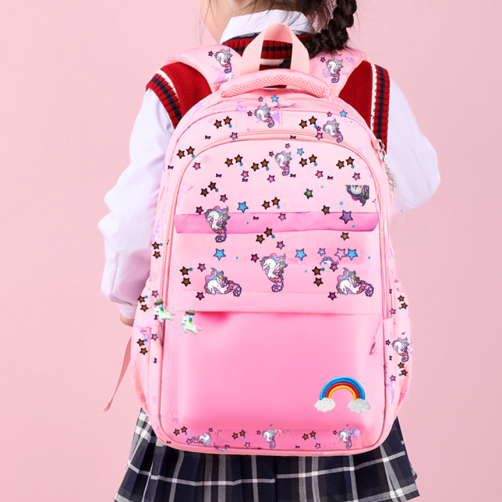 Bagzillas:%20Girls%20ZMBaby%20Bunny%20Suiteable%202nd%20to%205wth%20Collage%20Backpack%20For%20Princess%20Cute%20School%20Bags%20For%20Girls%20-%20Image%204