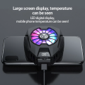 MEMO DL05 Phone Radiator Phone Cooling Fan Semi-Conductor With Temperature Display Portable Mini PUBG Phone Cooler Fan For Smartphone/Gaming. 