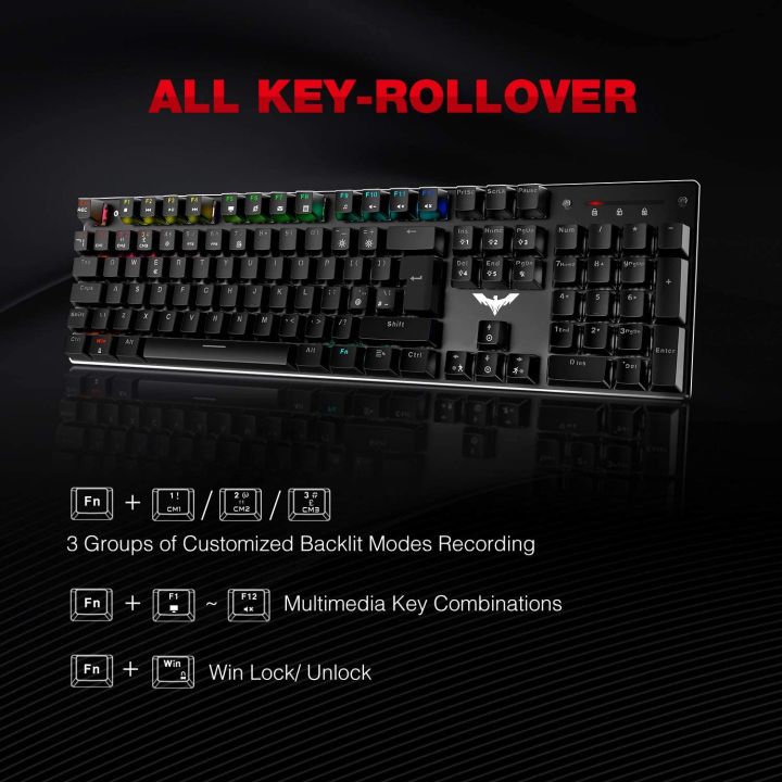 HAVIT%20Mechanical%20Gaming%20Keyboard%20105%20Keys%20UK%20Layout,%20Blue%20Switch%20Mechanical%20Wired%20PC%20Gaming%20Keyboard%20for%20Computer/Laptop%20and%20More,%20Black%20(HV-KB432L-LED%20UK)%20-%20Image%208