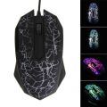 Kebidu USB Wired Mouse LED Luminous Colorful Computer Gaming Mouse 2400 DPI Ultra-precise Game Mice. 