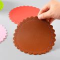 Set of 2 Heat Resistant Silicone Mats Pads for Cup Mug Coffee Coaster for Table Protection, Housewarming Gifts. 