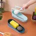 PP Nordic creative plastic table drain rack kitchen sink faucet sponge wipe rack cloth rack drain rack (Color options ）. 