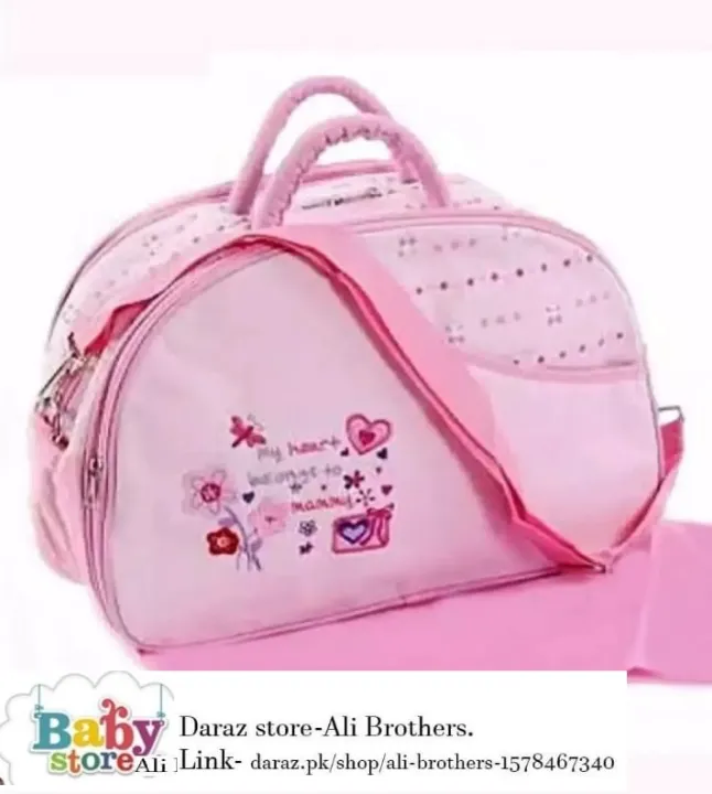 Baby%20Bag%20For%20Diaper,%20Feeder%20&%20Accessories%20%E2%80%93%20Pink%20Color%20-%20Image%202