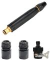 High Pressure Washing Water Gun, Nozzle Kit with 3 Pcs PVC Hose Quick Connector, Car & Garden Wash Water Gun-Black by infinite Green. 