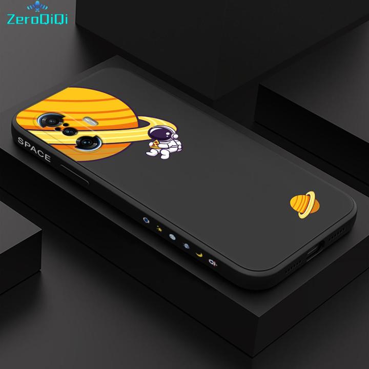 ZeroQiQi for Xiaomi Poco F3 GT / Redmi K40 Gaming Back Cover Orbiting Saturn Full Lens Protection Phone Case Ultra Thin Soft Liquid Silicone Phone Cover