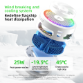 PIVA B25 , B3 20W Powerful Cooling Fan for Tablets & Mobile Phone Compatible with IOS & Android 2in1 Magnetic + Clip Option with RGB Light Best for Gaming to increase mobile performance With PIva Colling Fan By Zayraz. 