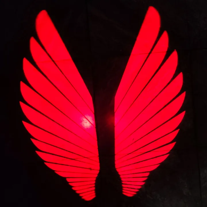 LED Angel Wings Light for Bike Car Decorative Light | Daraz.pk