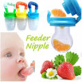 Silicone Baby Food Feeder Pacifier - Nibbler for Fresh Fruits and Weaning, Baby Teeth & Dental Care. 