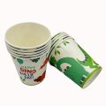 DINOSAUR THEME PAPER CUPS - PACK OF 10 PAPER CUPS - DINOSAUR CUPS. 