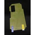 Infinix Note 11 Back Yellow Transparent Hydro Gel Smooth Sheet Edges Jelly Protector. 