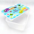Plastic Food Container Pack of 2, Air tight Microwave Safe BPA Free Plastic Bowl set, Premium Quality Food Storage Containers Box,Airtight Food Storage Container 3 Pieces/ Bowl Container Lunch Box for Office Worker Leakproof  Lunch Box with Lid. 