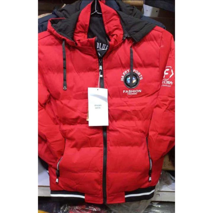 Red Puffer Jacket for Women