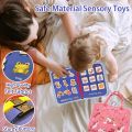 Montessori Busy Book Educational Toys For Toddler Portable Activity Travel Board Fine Motor Skills Early Education learing Toys Soft Busy Books for toddler Board in Bag 08 pages busy book for kids busy book for babies and toddlers. 