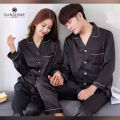 Nightwear Night Suit Satin Silk Fabric 1(Suit) For Men And Women - Comfortable and Stylish Nightwear. 