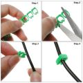 【BestGO】100/150Pcs Colourful Wire Waterproof Marker Tool Number Tag Network Cable Labels Fiber Organizers Tag Box Identification Sign. 