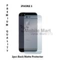 Apple Iphone 5 Back Matte Protector Soft Skin Sheet Soft Film Protection For Apple Iphone 5s 2Pcs. 