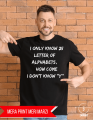 I don’t Know “Y”; SHERLOCK HOLMES T-Shirt. 