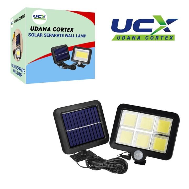 UDANA CORTEX Solar Light Outdoor Human Sensor Wall Street Lamp Garden Lawn Split Type Light Weatherproof Low-carbon Suitable Garden Pathway
