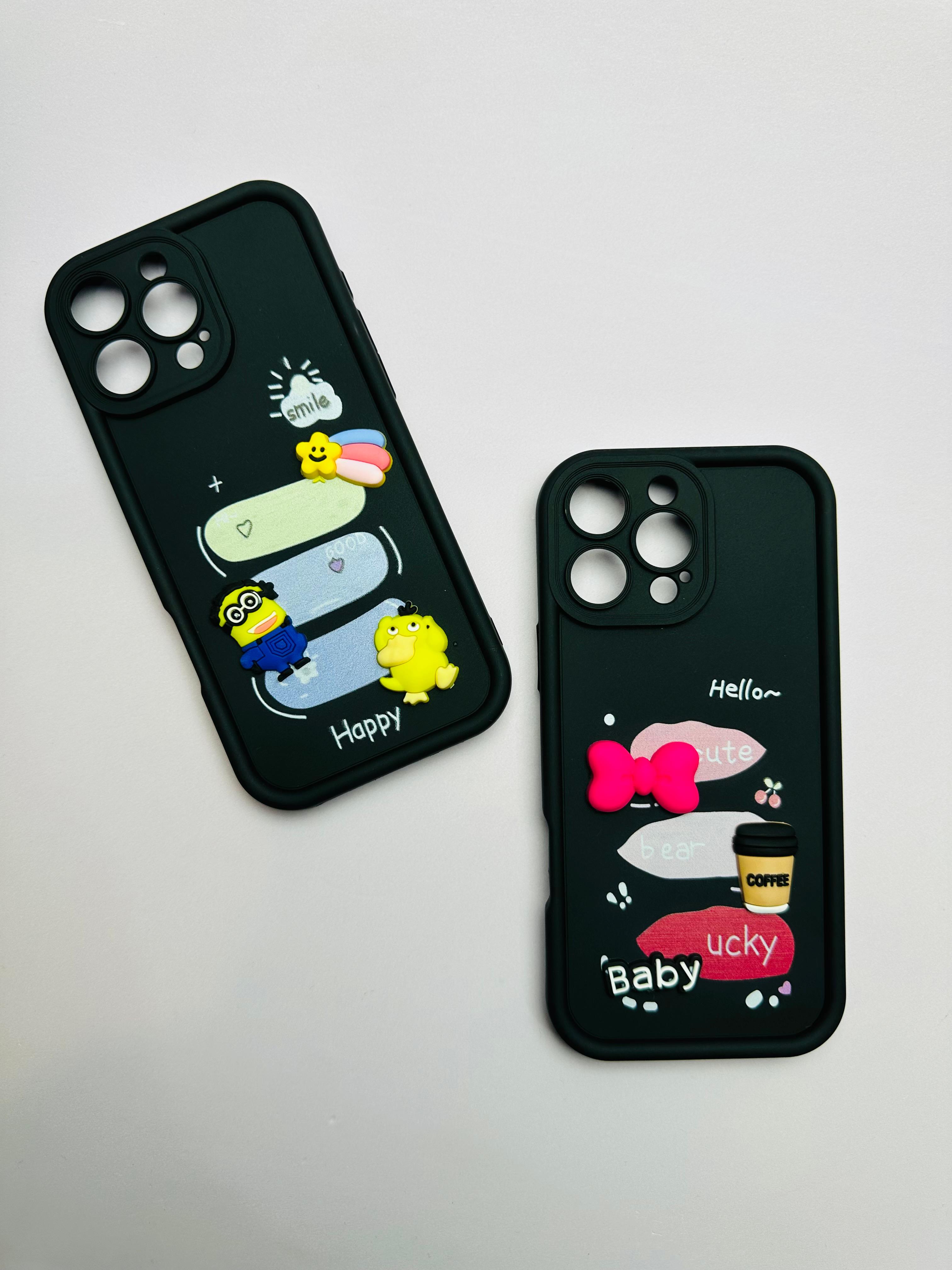 Lahore Mobile Case for Iphone 16 Pro Girls Back Cover - Luxerey Back Cover - Creative Lovely 3D Doll -Iphone 16 Pro Dolls Case 3