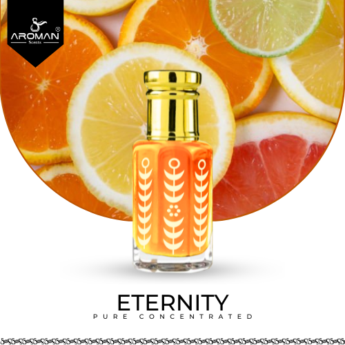 Eternity Fragrance Oil / Attar - 6ml & 12ml | Men | Pure Concentrated | Alcohol-Free Fragrance Oil | Aroman Scents