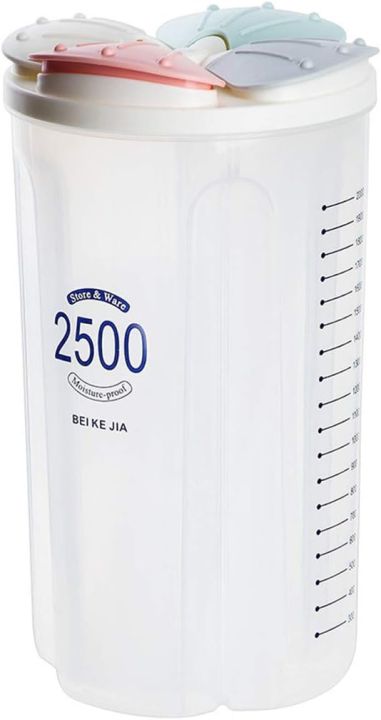 Partition%20Jar%202-Compartment%20Airtight%20Food%20Storage%20Container%20with%20Lid%202.5L%20Clear%20Plastic%20Canisters%20Kitchen%20Pantry%20Organization%20Storage%20Containers%20For%20Flour%20Sugar%20Cereal%20Pasta%20Noodles%20Beans%20-%20Image%209