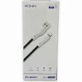 RONIN R-2025 High-Speed USB to Lightning Cable for Fast Charging - Durable, Fast Charging, Reliable Data Transfer. 