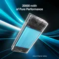 Zero® Lumin L-200 Power Bank 20000mAh 22.5W Fast Charging PowerBank | QC 3.0 Powerbank | USB-C Input/Output Powerbank  | Built-in Cable Powerbank | Aluminum Body Powerbank | Portable Powerbank  | Fast Charge Power Bank for Android & IOS. 