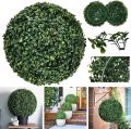 "Vibrant Plastic Artificial Grass Ball: Perfect for Indoor & Outdoor Decor". 