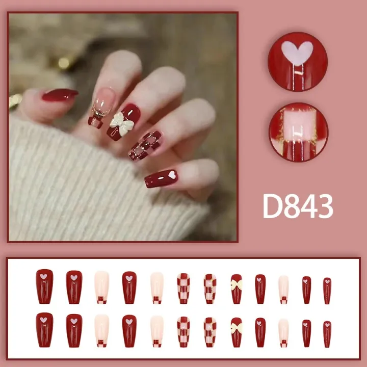 24Pcs%20French%20With%20Drill%20Pearl%20Fake%20Nails%20Press%20On%20Nail%20Tips%20Artificial%20Full%20Cover%20Cute%20Bow%20Wearing%20False%20Nails%20Fashion%20Popular%20Stick%20on%20Nails%20Cute%20Artificial%20Nails%20for%20Girls%20Cat%20Eye%20Nails%20-%20Image%206