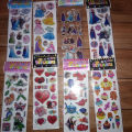 Mini Puffy Stickers Sheet for Kids  Art # SS-Stat-03. 