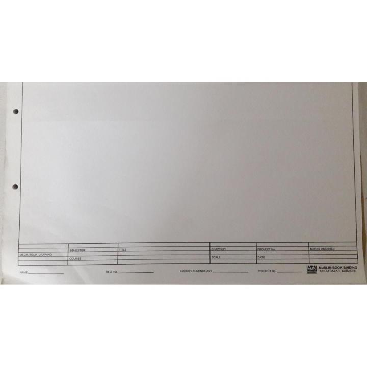 A3 Drawing Practical Pad, Premium Quality 100 Sheets, Thick Drawing Paper for Your Art Supplies - Paper Size 11" x 14.5" inches A3 for Drawing