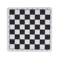 International Chess Mouse Pad Wear Resistant Tear Proof PU Leather Chess Board Easy To Clean for Computer. 