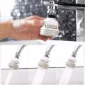 (White) - Movable Kitchen Tap Head, 360° Rotatable Water Spray ABS Sink Faucet Spray Head Tap,Splash Filter Water Saving Pressurisation Nozzle Bubbler Connector, 3 Modes Adjustment (White). 