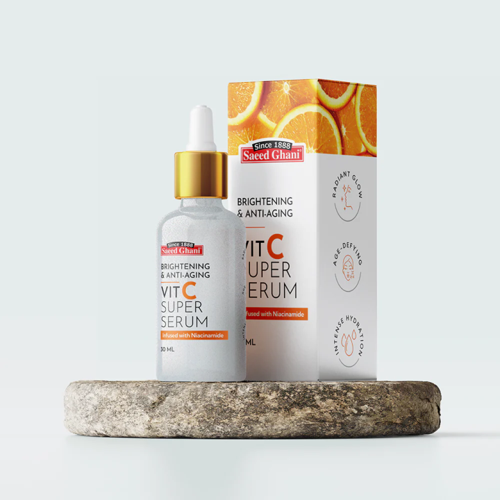 Saeed Ghani Premium Vitamin C Brightening & Anti-Aging Serum for Sensitive/Dry Skin - 30ml