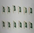 Pack of 12pc - Pakistan Flag Badge - Metal. 