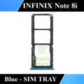Infinix Note 8i SIM Tray Sim Jacket Sim Slot Sim Door For Infinix Note 8i - Blue. 