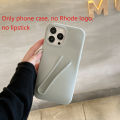 Rhode Gloss Soft Silicone Case Cover For iPhone 6 6S 7 8 X XS XR SE 11 12 13 Mini 14 15 Pro Max Plus can be installed lipstick. 