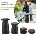 M.sale Portable Retractable Folding Stool, Collapsible Telescoping Lightweight Simple Camping Stools. 